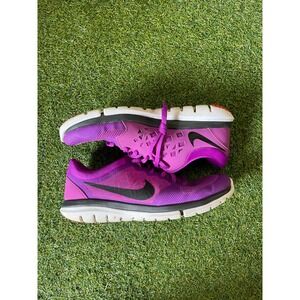 Nike‎ Flex Run 709021-501 Womens 9.5 Running Athletic Shoes Purple Sneakers